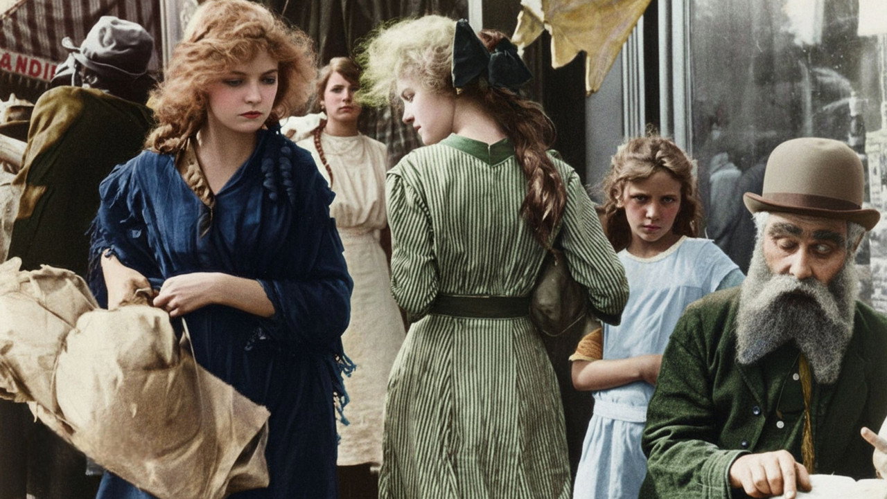 The Musketeers of Pig Alley (1912) still